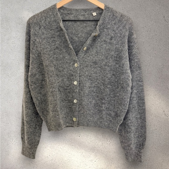 DÔEN Petra cardigan_grey - Picture 4 of 6